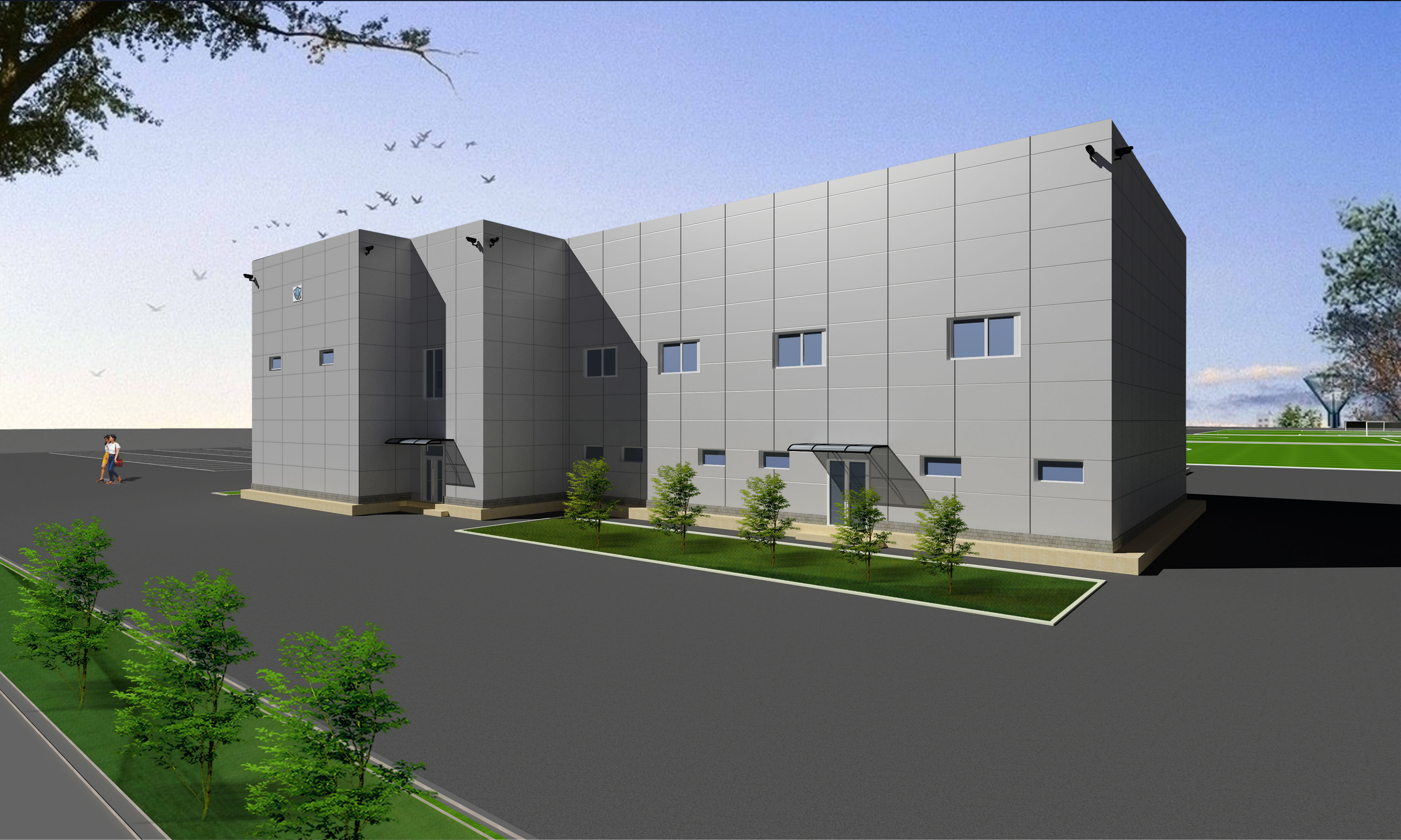 Main Academy Building Render